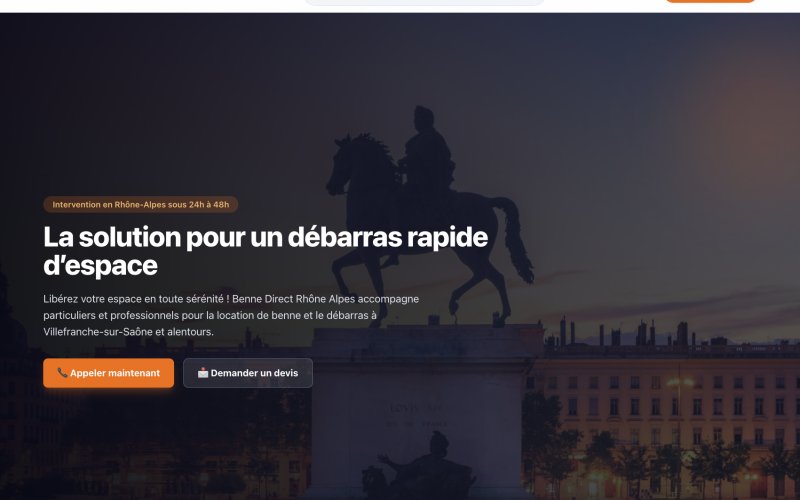 Site web Benne Direct