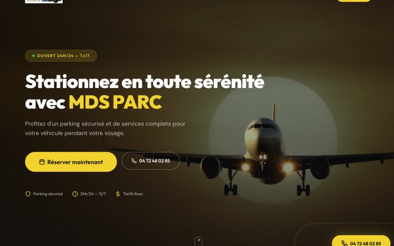 Site web MDS Parc