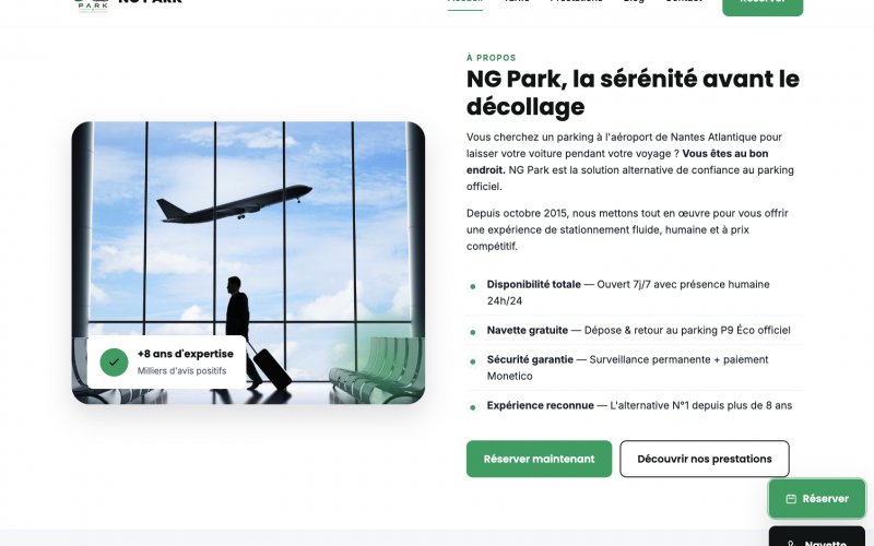 Site web NG Park